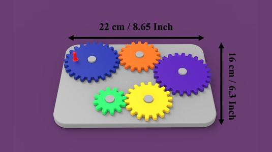 Colorful Interactive Gears Toy for Kids – Fun & Educational!