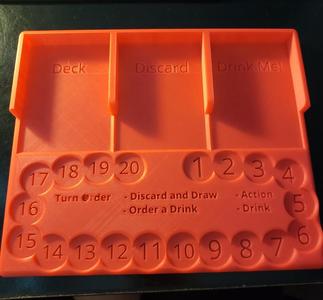 Red Dragon Inn board game player mat