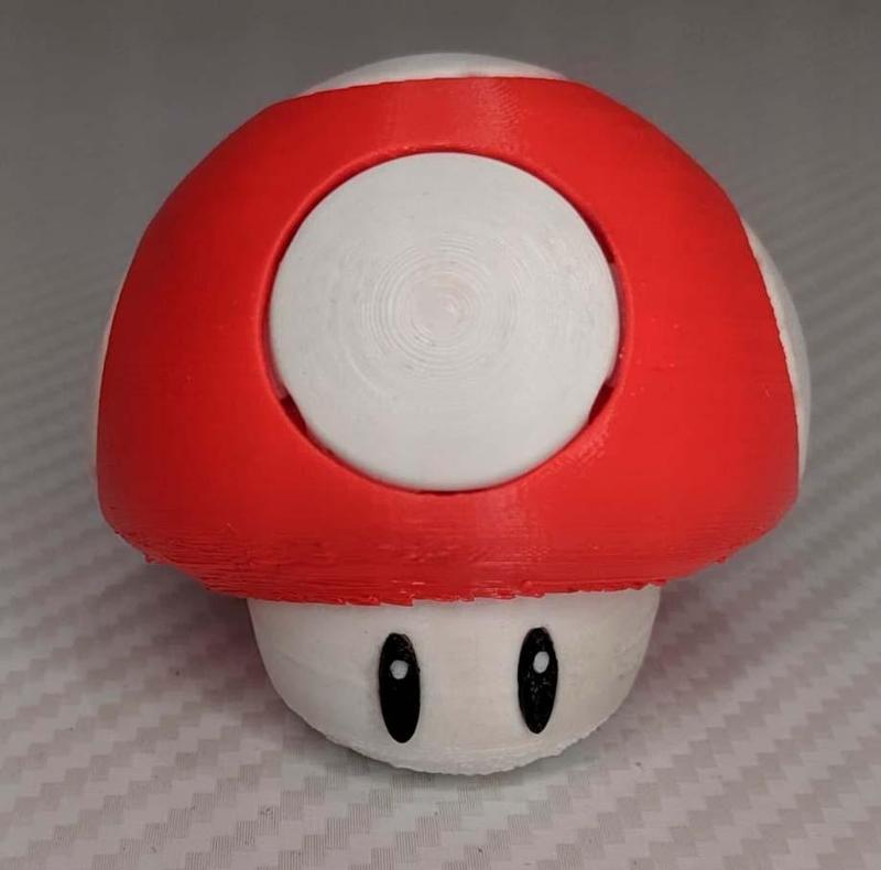 Multicolor Super Mario Mushroom Puzzle