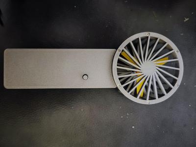 Lazy-Person's Edition Handheld Fan, Powerful Fan, Six-Speed Adjustable