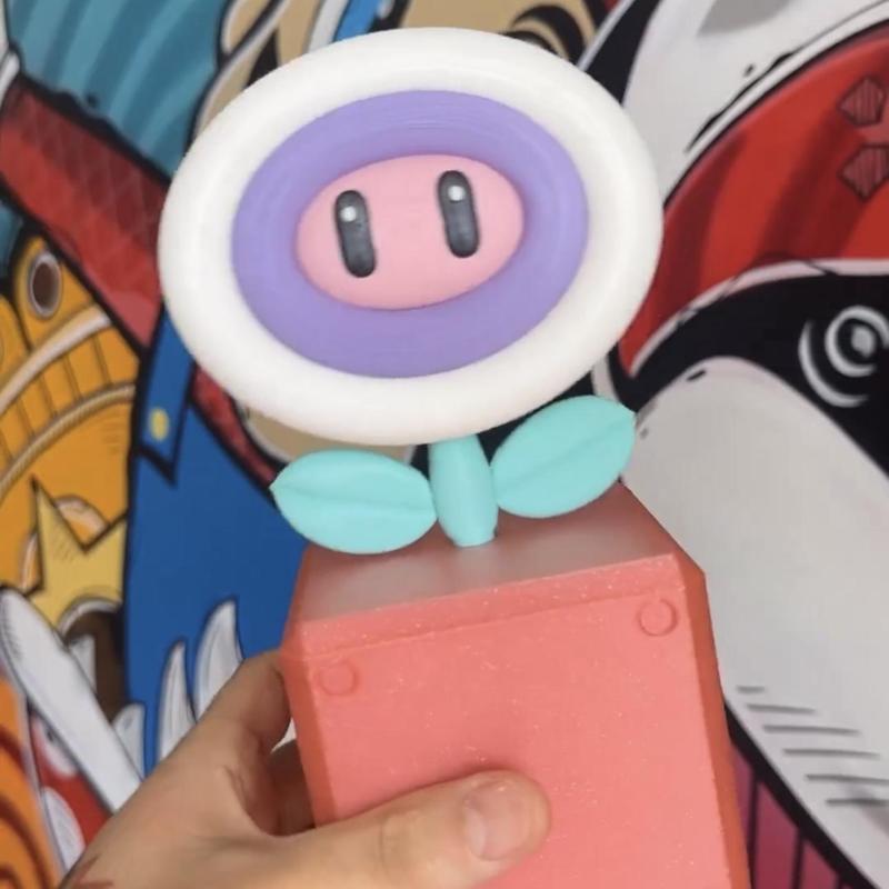 Bubble, Ice or Fire Flower Power Up - Super Mario Bros. Wonder