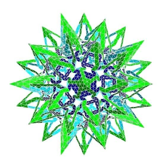 ESCHER STAR RHOMBICOSIDODECAHEDRAL POLYKNOT 1