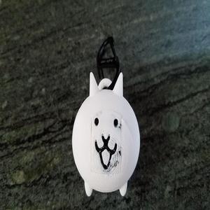 Battle cat keychain (dual extrusion)