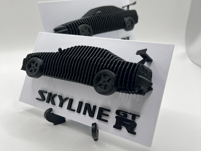 Layered Skyline R34 Sculpture