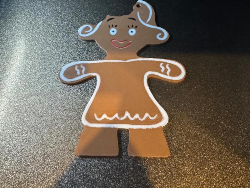 Gingerbread Woman, Nibbled