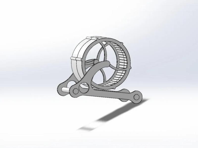 Hamster Wheel, Running Wheel, Hamster Running Wheel, Spinner, One-piece printing, no support needed, no hardware required, easy to assemble.
