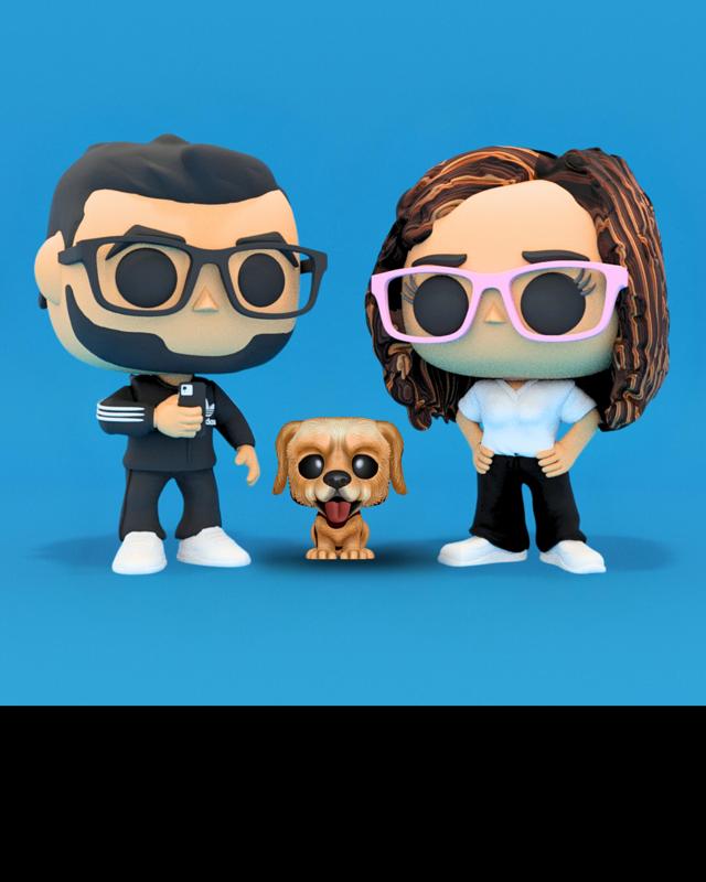 Funko Pop Bride and Groom