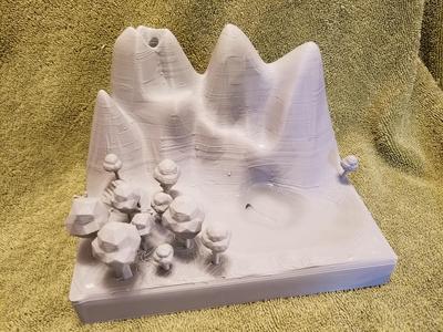 Mountain Water Falls