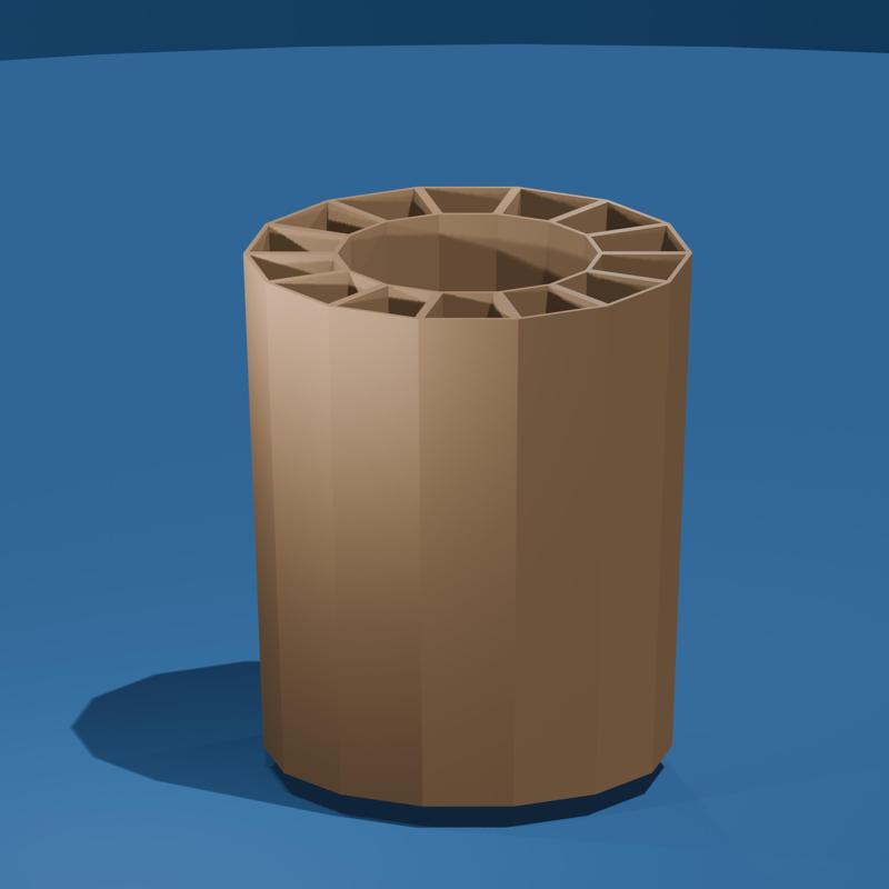 Wheel of Brushes / Pencil Holder 3D Files
