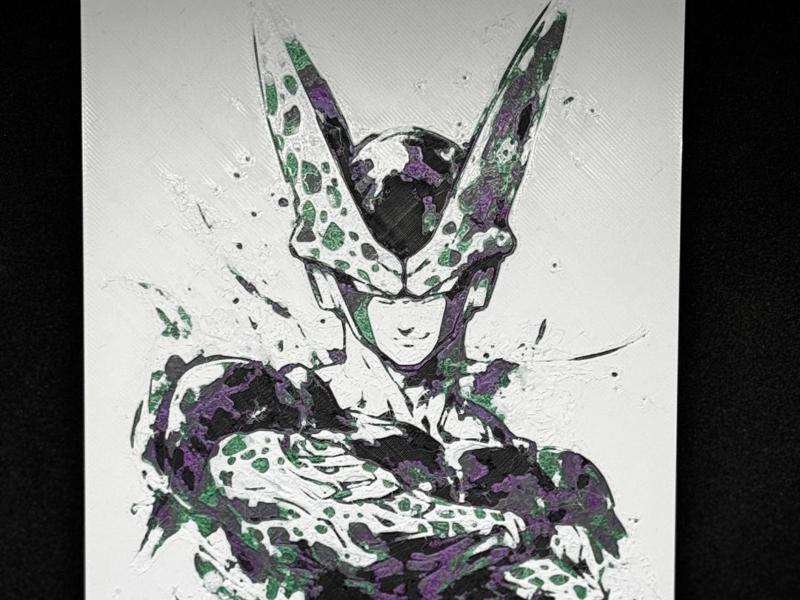 CELL DRAGON BALL CREATED IN HUEFORGE