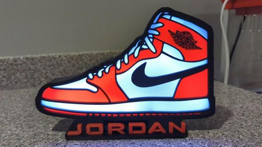 Air Jordan 1 3D face Lightbox with stand