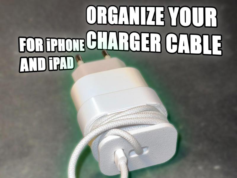 iPhone charger cable organizer