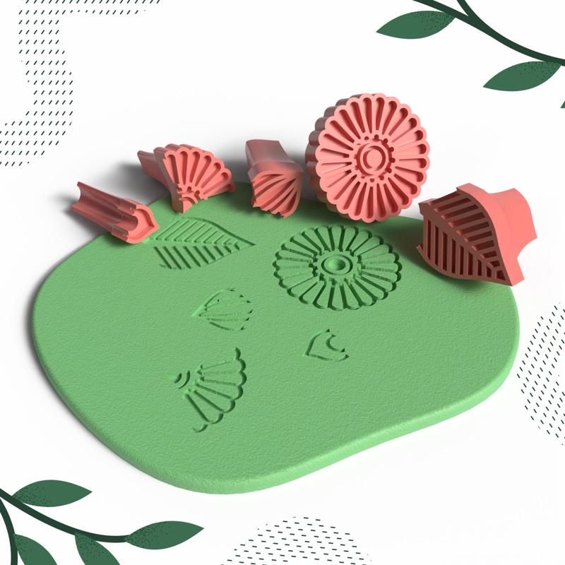 CLAY STAMP NO.15 | DIGITAL STL FILE | 1 SIZE