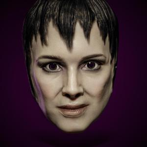 (Halloween Mask) Lydia Deetz Beetlejuice 2024 Winona Ryder Tim Burton Horror life-size