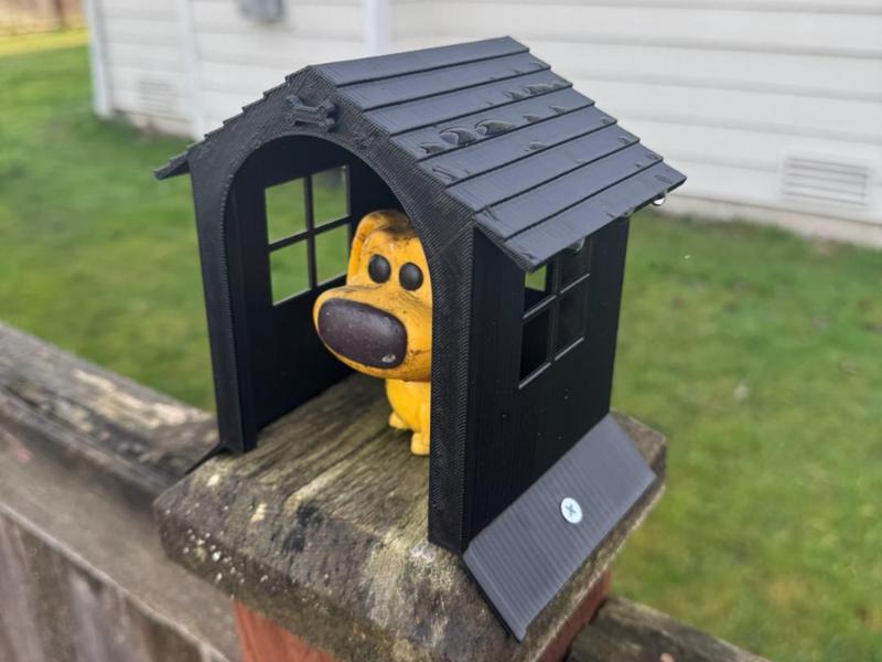 Fence Post Dog House