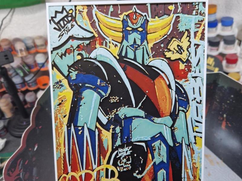 Goldorak Hueforge Street Art