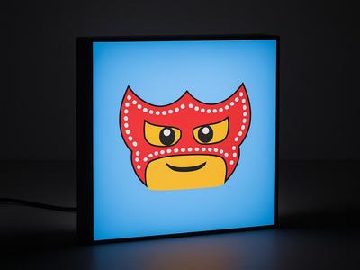 Minifigure Face Mask - Lightbox LED Lamp