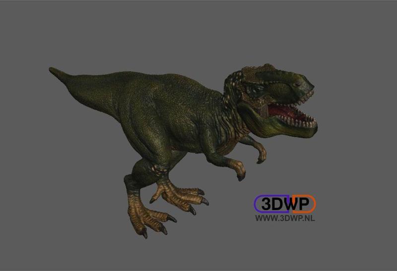 Tyrannosaurus Rex Figurine 3D Scan