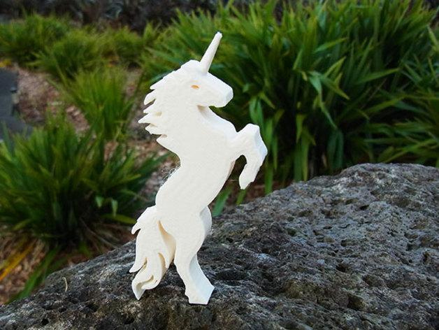 Unicorn - Stands Up (Balanced by Tail)