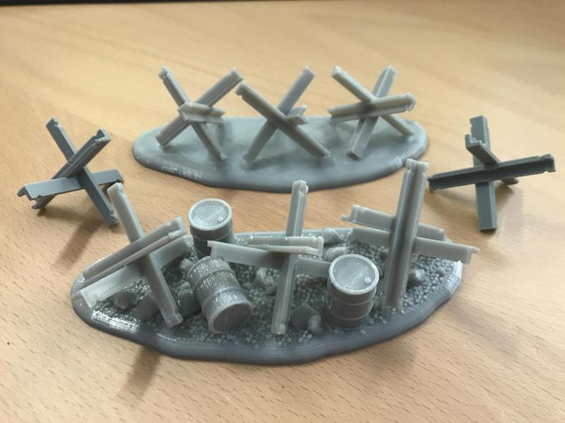 Wargaming compatible Terrain - Tank Trap