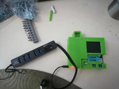 GM328A case with 18650, TP4056 and step-up power