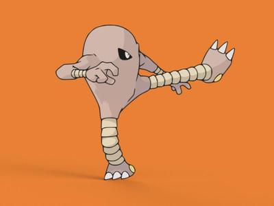 Hitmonlee Wall Art