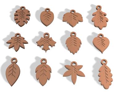 POLYMER CLAY CUTTERS NECKLACE/EARRINGS X12 DESIGNS