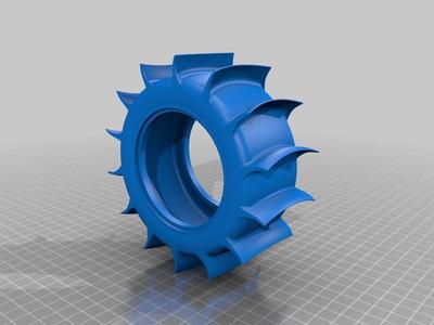 RC PADDLE TIRE 2.8 REDCAT VOLCANO