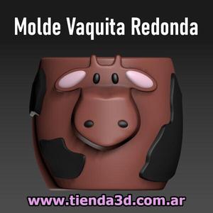 Vaquita Round Flowerpot Mold