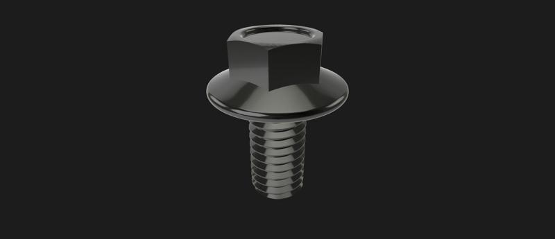 M16 ISO15071 Hexagon head screw with flange 40-160mm