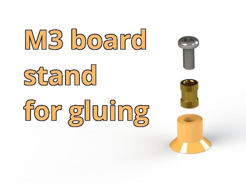 M3 board stand for gluing