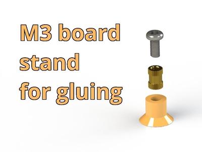 M3 board stand for gluing