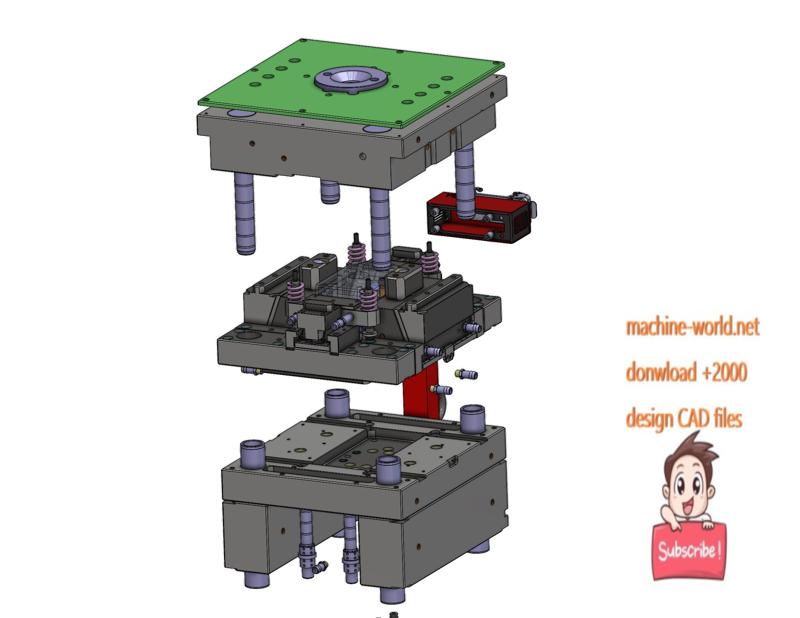 Goggle frame injection mold-industrial 3D model