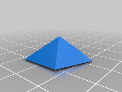 Pentagonal Pyramid Badge with Loop Hole