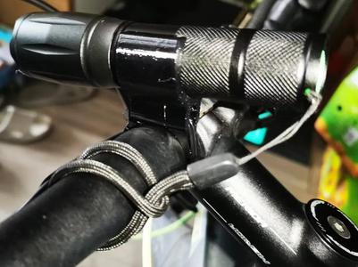 Bicycle Lamp Mount (Perfect TPU print in 1 hour)