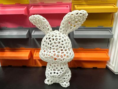 Openwork long-eared rabbit
