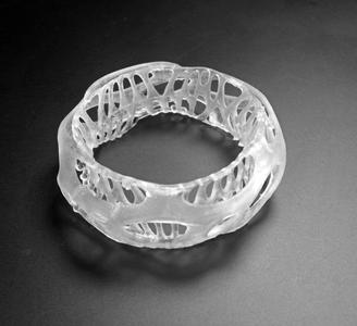 Beautiful Chunky Bracelet - Voronoi Style