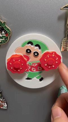Crayon Shin-chan (Northeastern China Version) - Movable Handkerchief (Refrigerator Magnet)