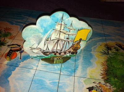 boat support for "black cannon" boardgame