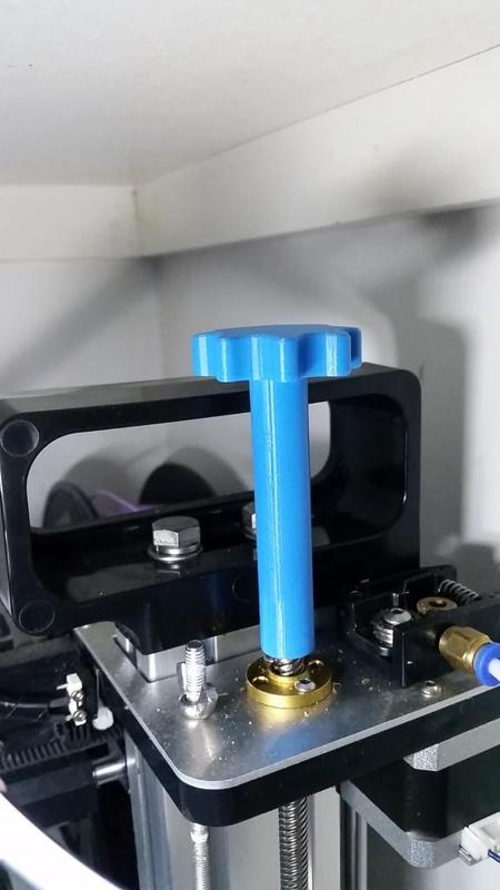 Duinotech TL4076 Z-Axis manual adjustment knob