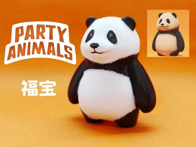 Beast Party 21-Panda Fubao (Includes Decompression and Coloring Video)