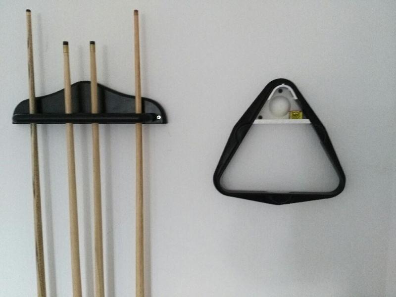 support triangle de billard