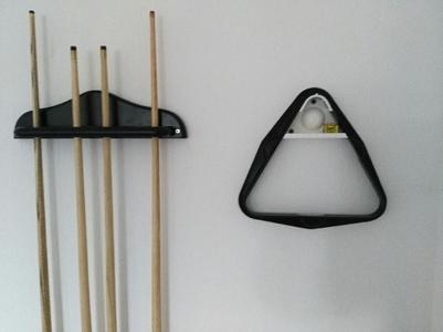 support triangle de billard