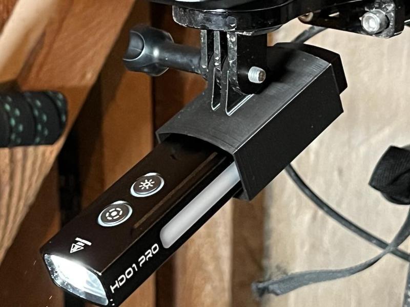 Bike mount for Wurkkos HD01 Pro to GoPro mount