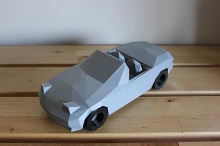 Low-Poly Mazda Miata
