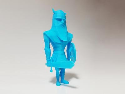 Low poly viking