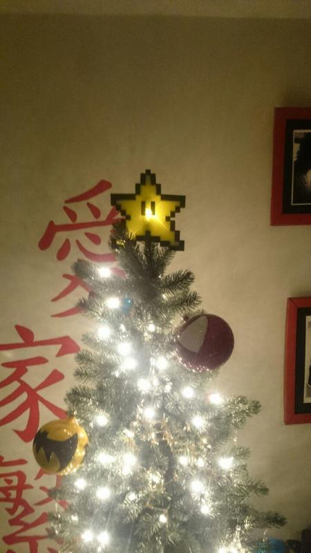 Mario Bros. Star Treetop Ornament