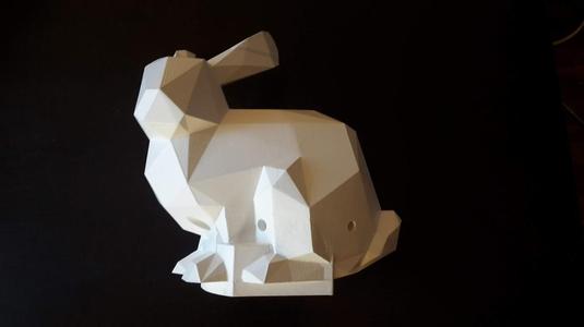 Stanford Bunny Low Poly  and THYMIO