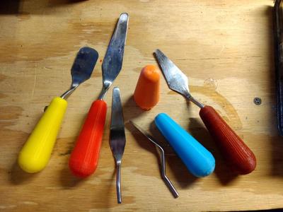 Spatula Palette Knife Handle