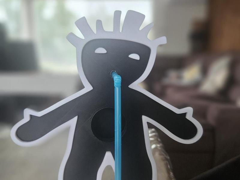 Drinkman puppet tic-tac-toe